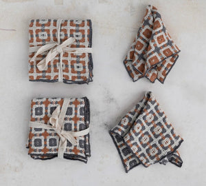 Patterned Cotton Dish Cloths