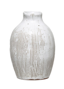 White Terra Cotta Vase